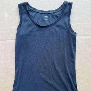 Uniqlo Supima Grey Tank